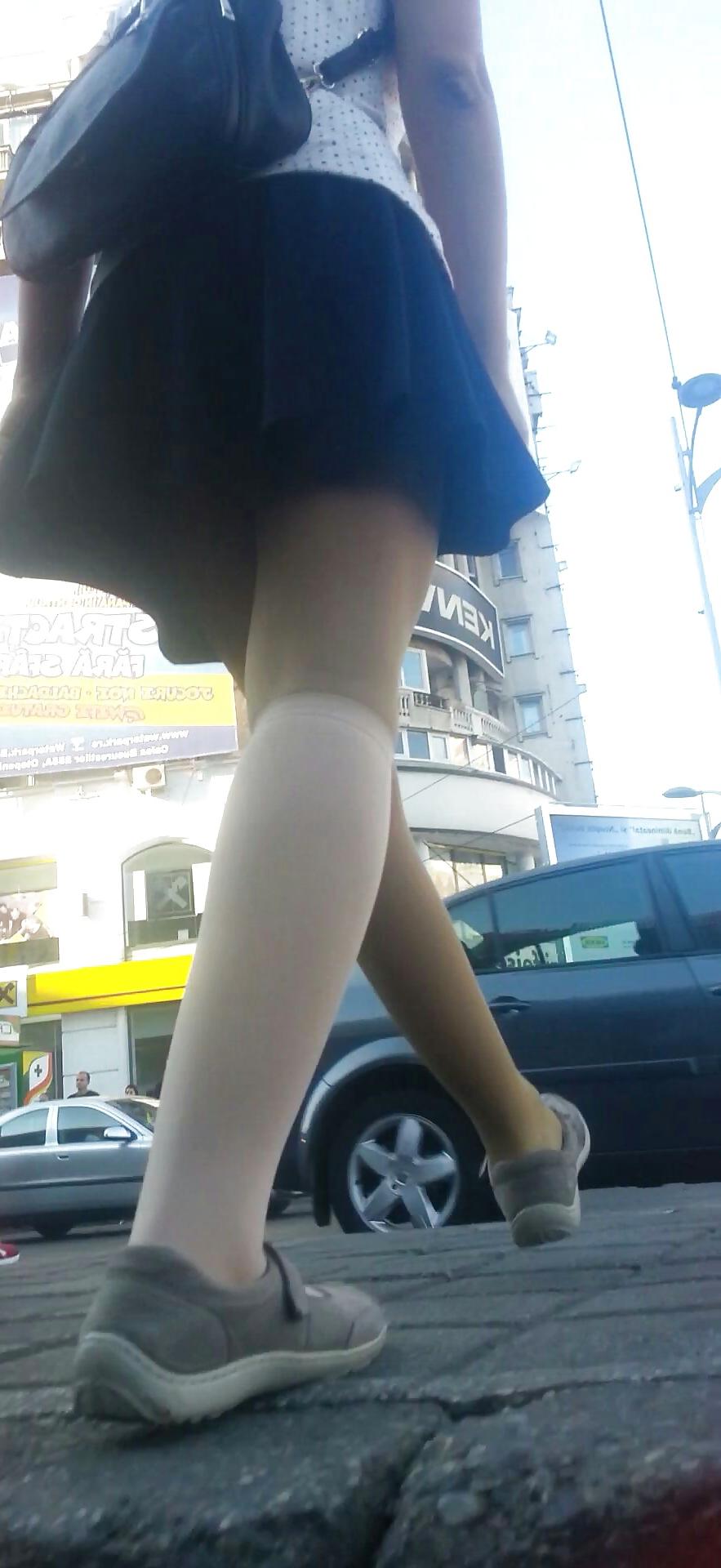 6P Spy sexy teens skirt romanian