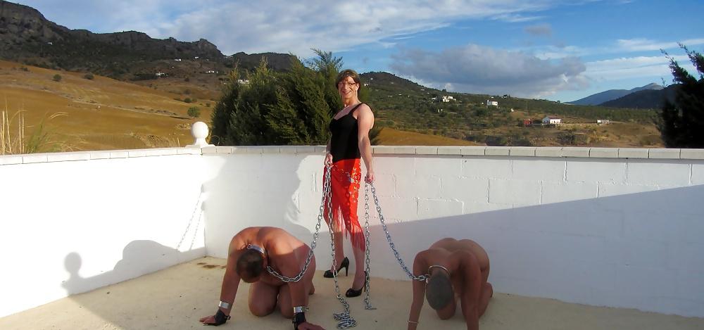 6P Mistress Kimberley and the slaves.