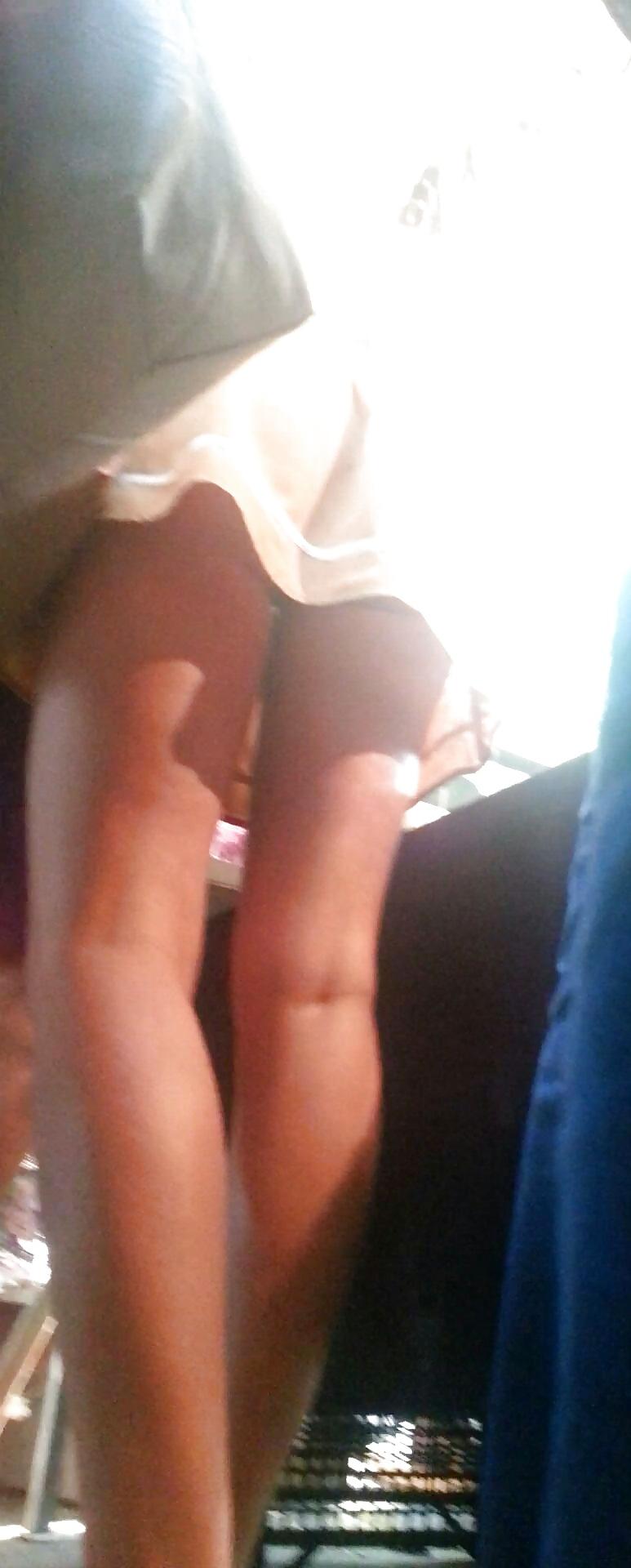 19P Spy sexy teens upskirt romanian