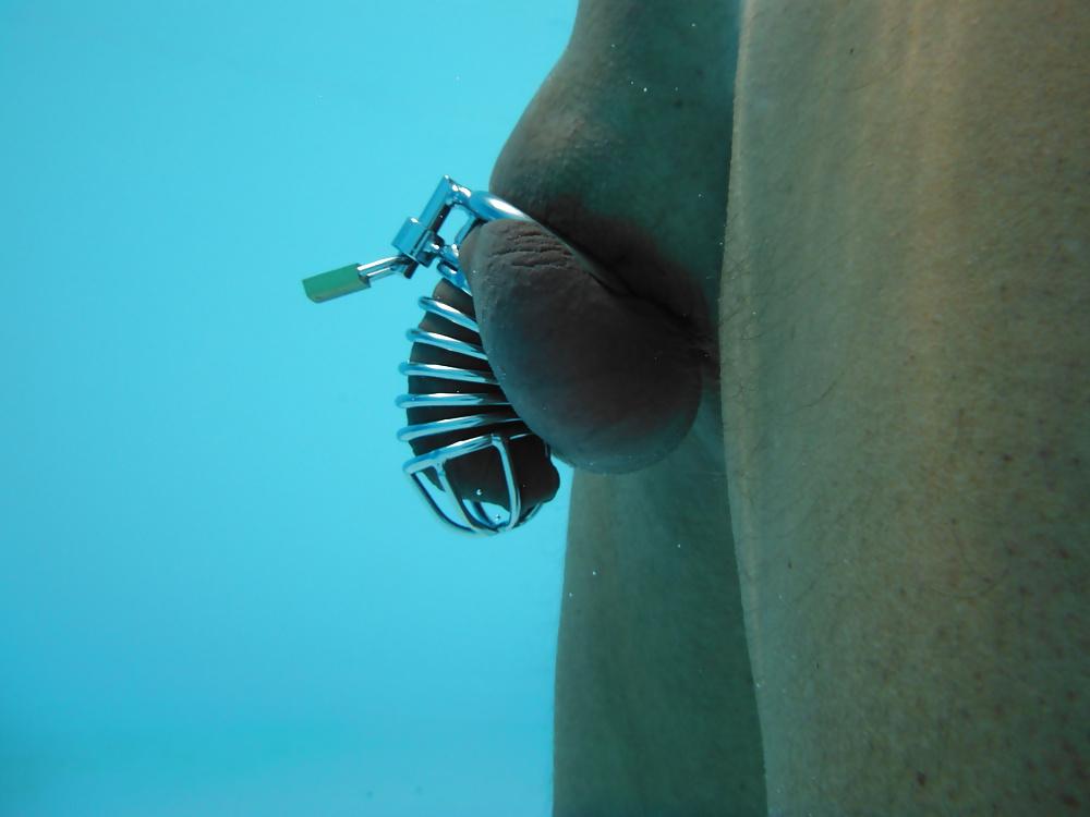 25P Cage et Ballstretcher hors et dans l eau
