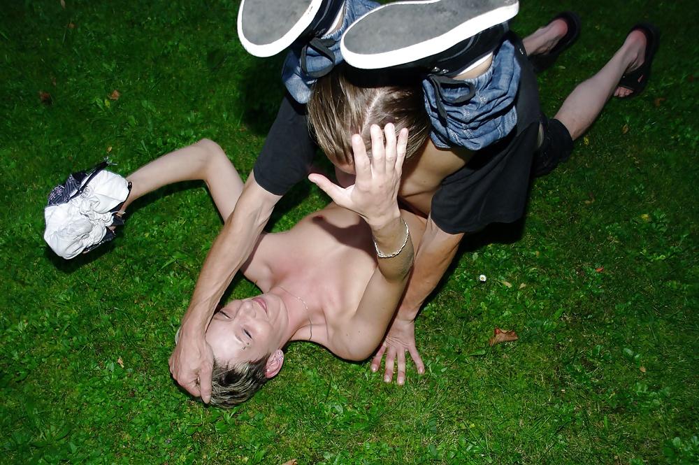 25P Wet and horny german milf  outdoor fuck