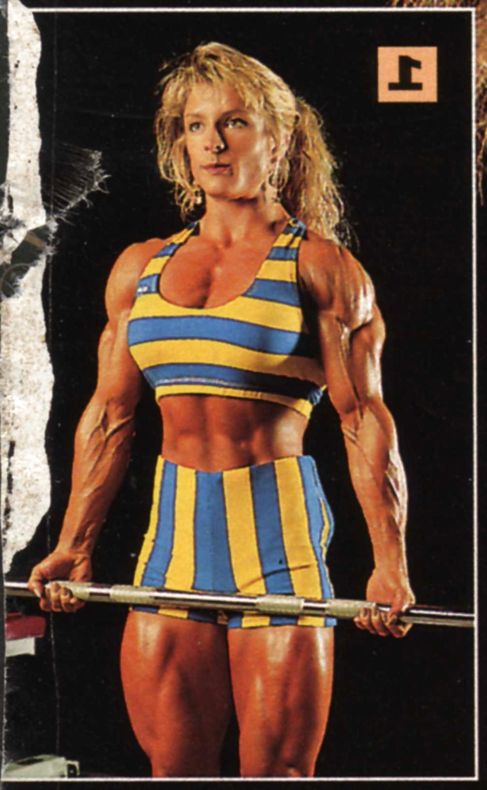 21P Sue Price  - female bodybuilder