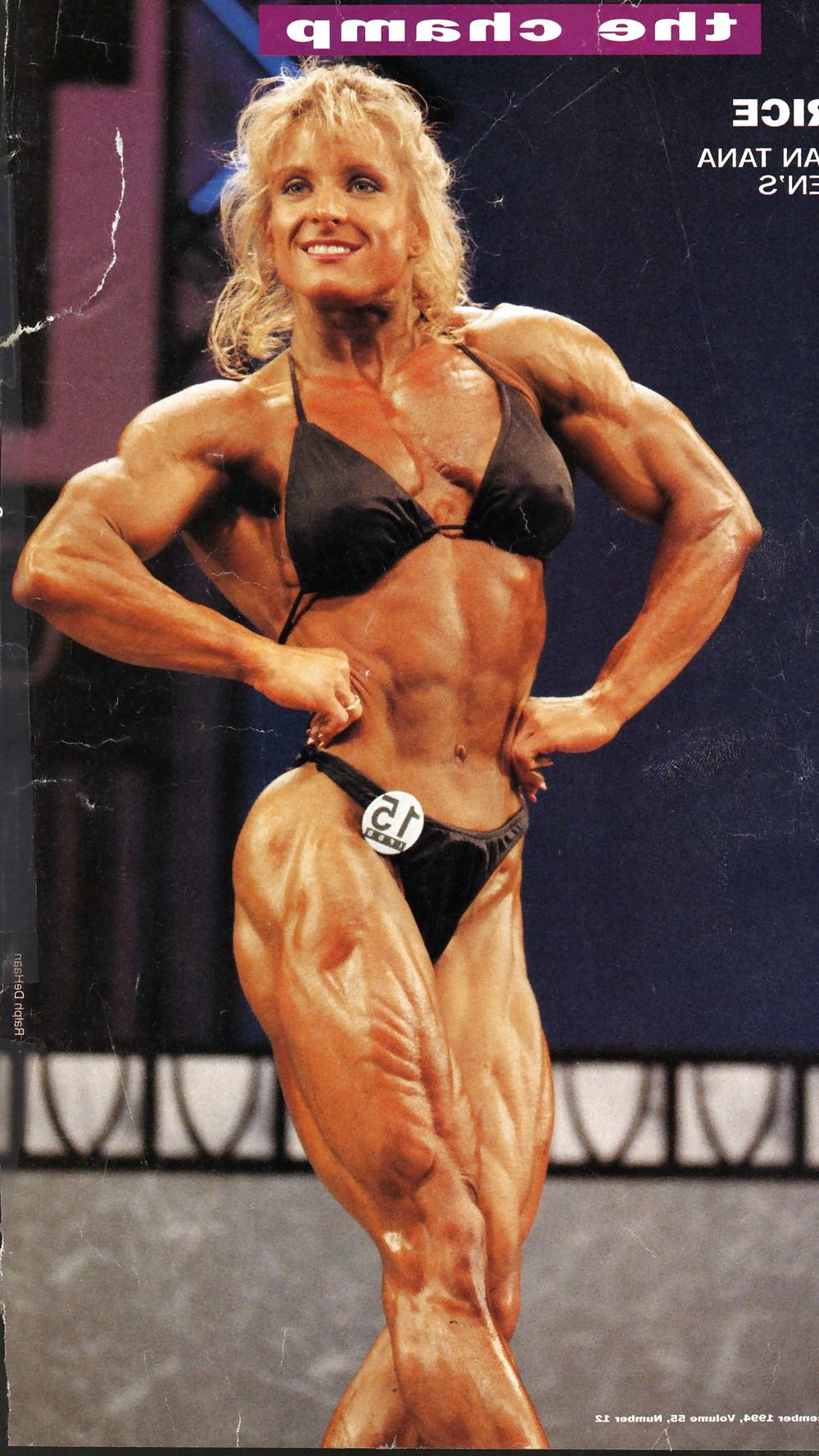 21P Sue Price  - female bodybuilder