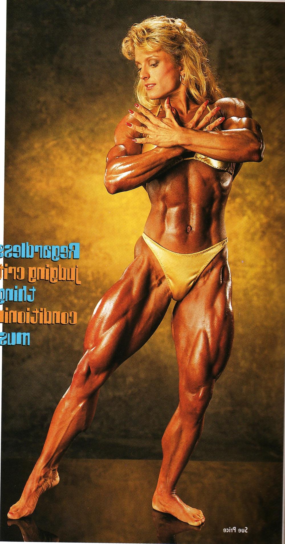 21P Sue Price  - female bodybuilder