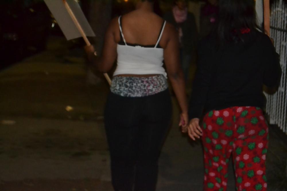 18P Random big ebony street asses(hidden cam)