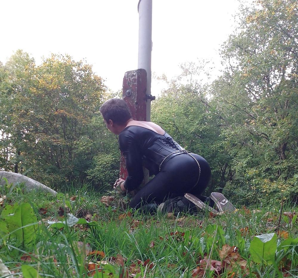 13P Slave training in the woods