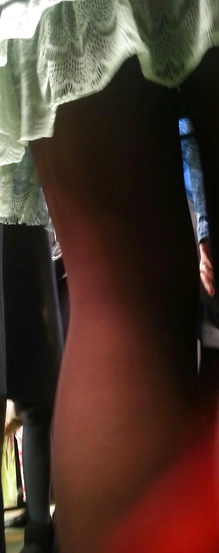 9P Spy sexy teens skirt and nylon romanian