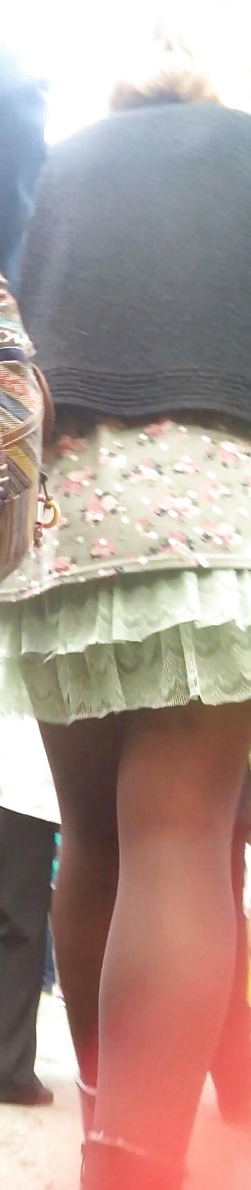 9P Spy sexy teens skirt and nylon romanian