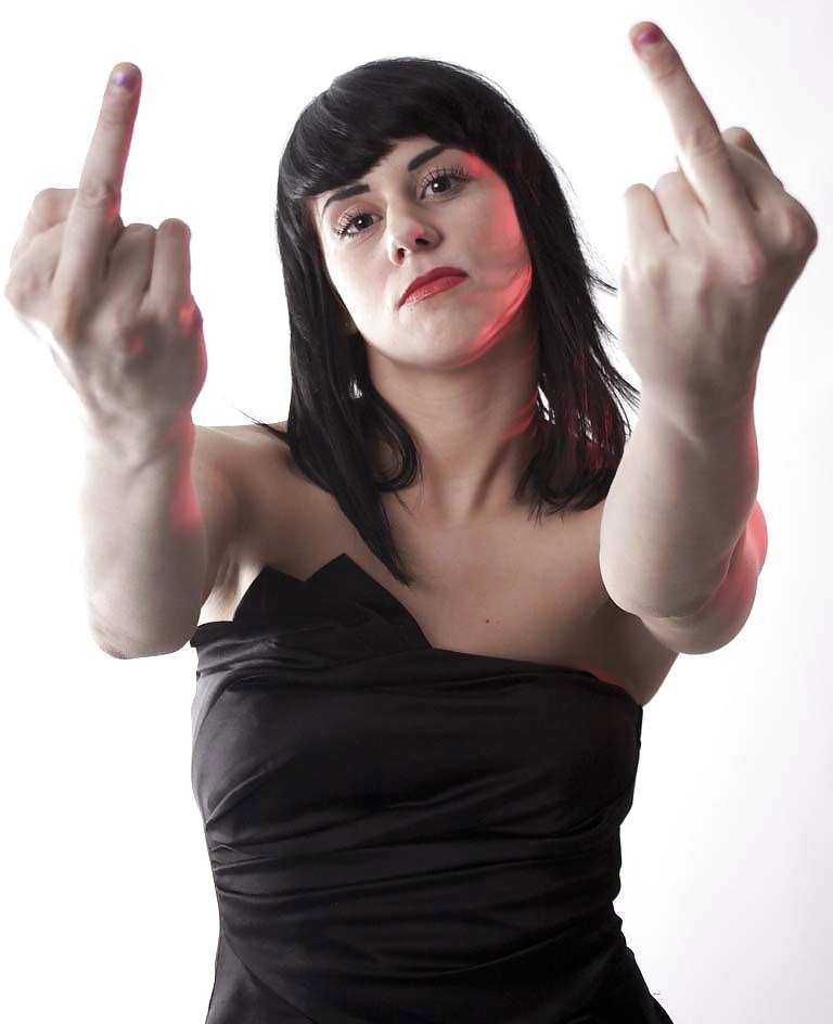 25P Middle Finger Fuck You 1