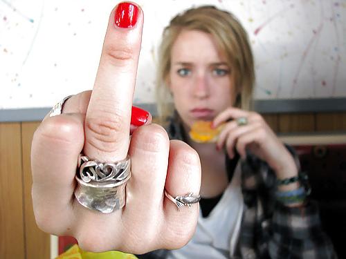 25P Middle Finger Fuck You 1