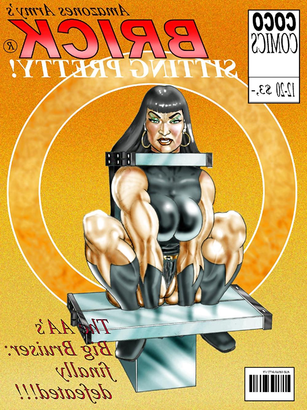 17P Female Bodybuilders in Bondage