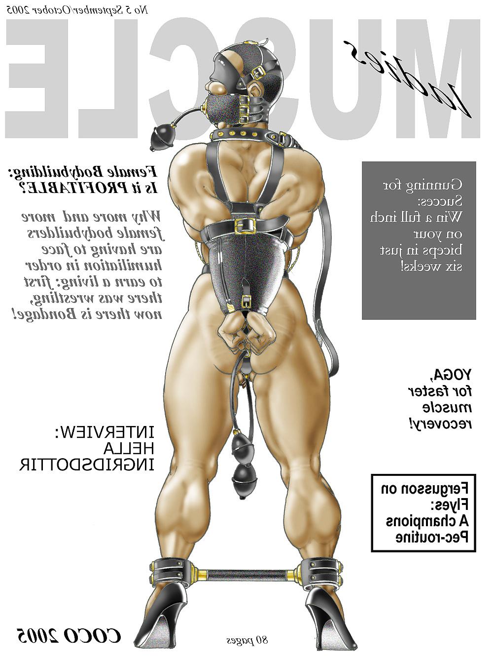 17P Female Bodybuilders in Bondage
