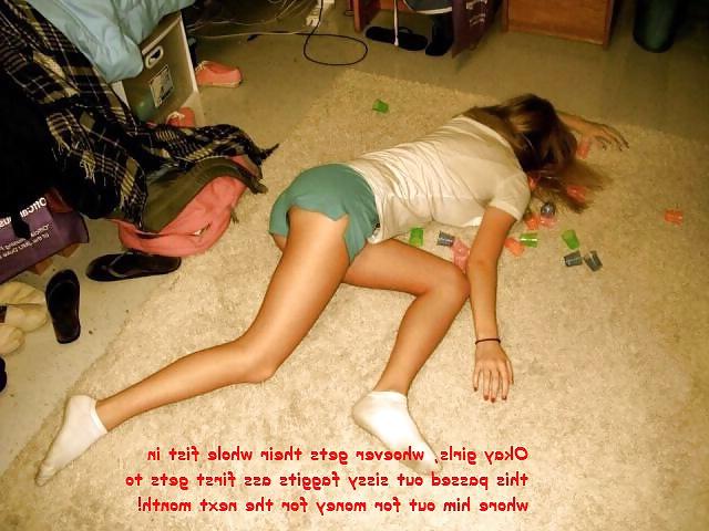 25P Homemade degrading sissy captions album 3