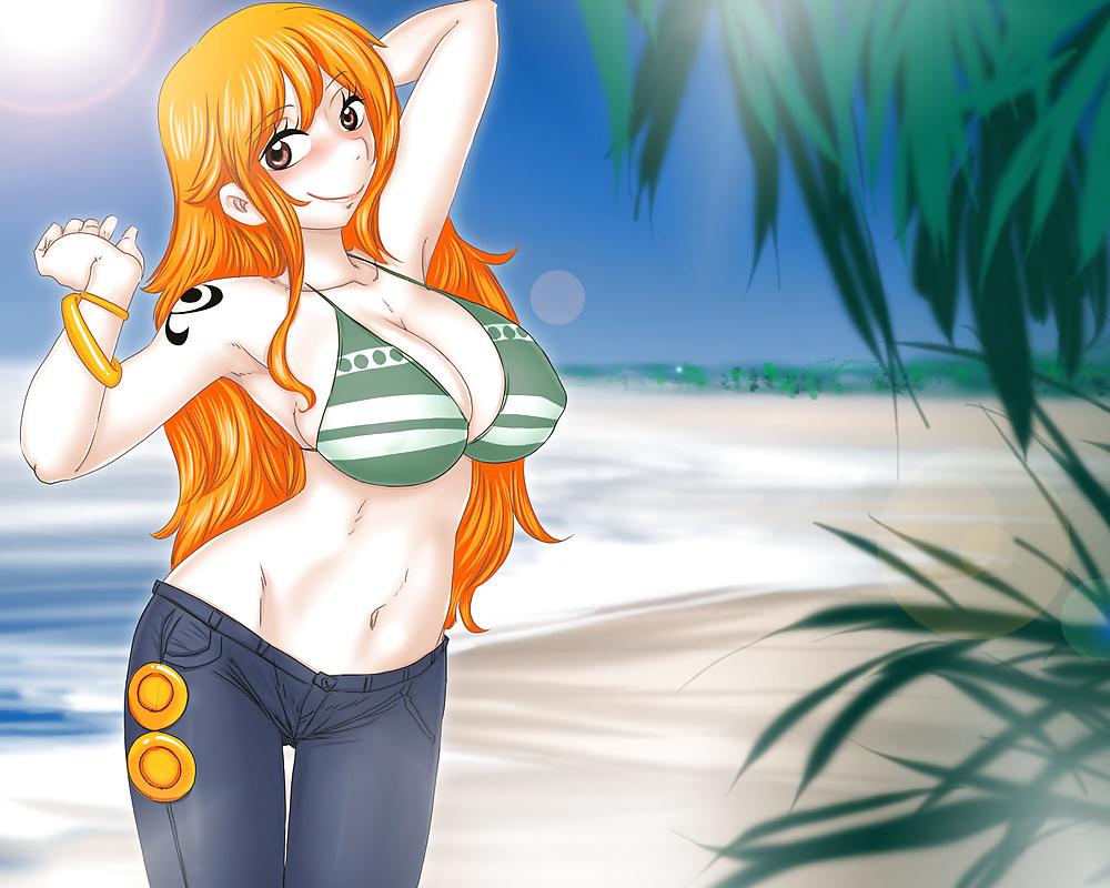 25P One Piece - No boredorm on the ship (Nami and Nico Robin)