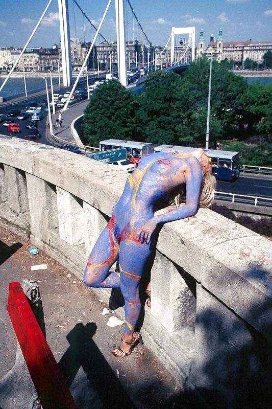 11P Erotic nude body  paint