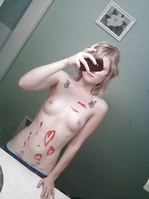 25P Lusty & Busty Teen Self Shots 98