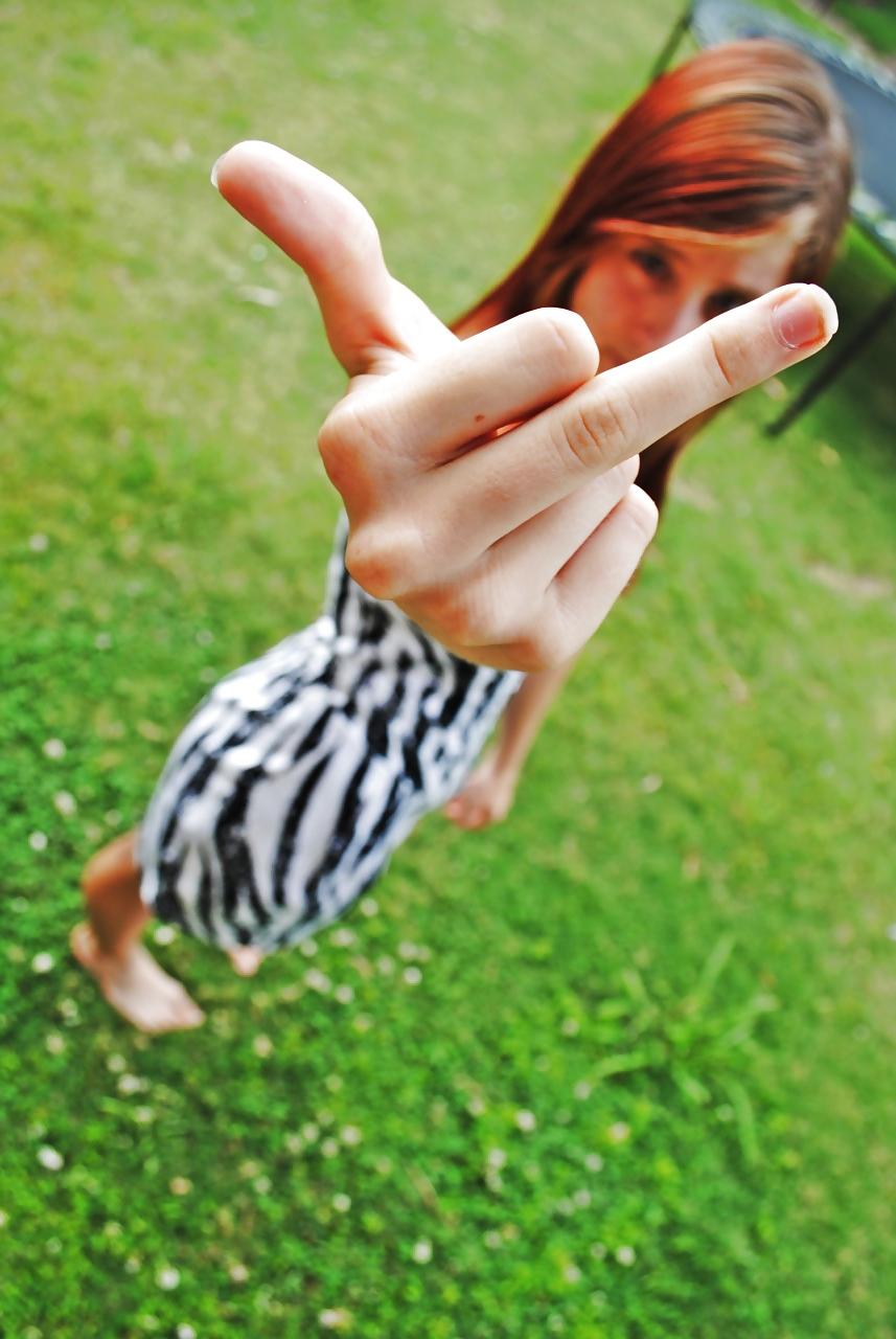 25P Middle Finger Fuck You 2