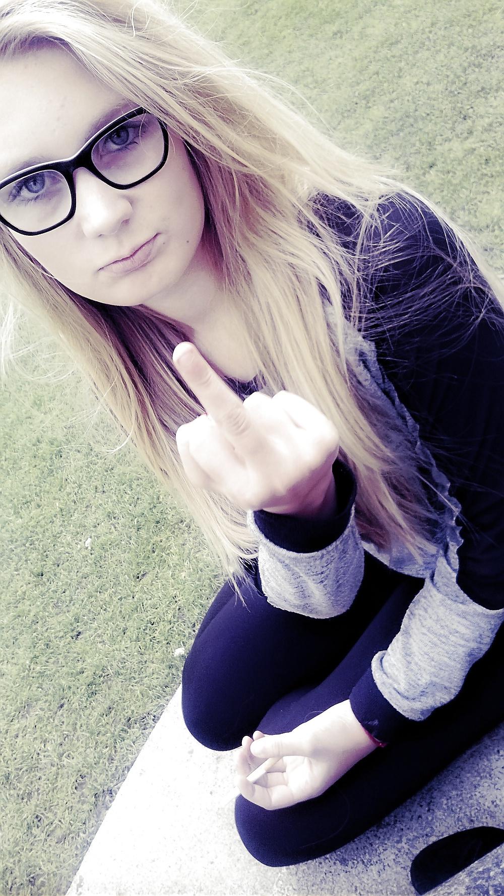 25P Middle Finger Fuck You 2