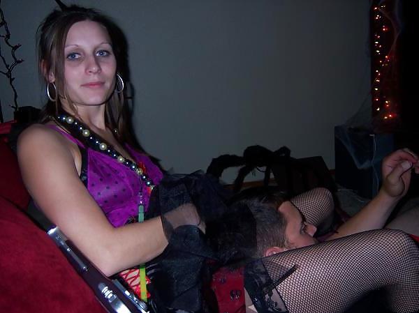 16P Facesitting in dress
