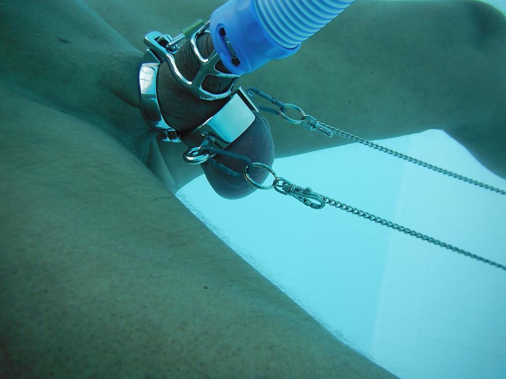 25P Cage et Ballstretcher avec poids et aspirateur piscine