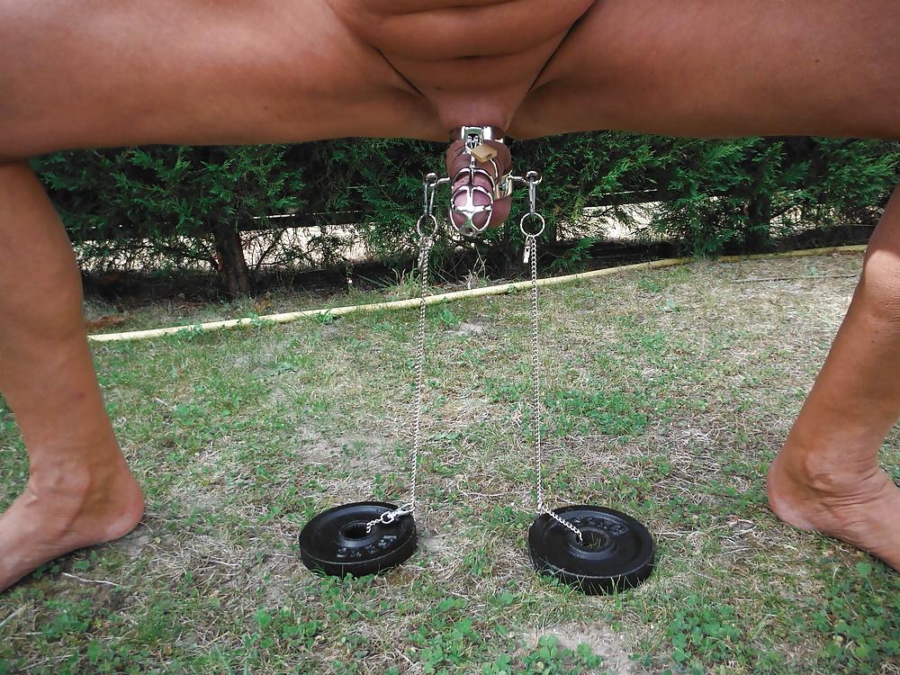 25P Cage et Ballstretcher avec poids et aspirateur piscine