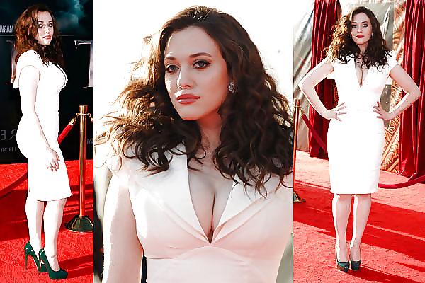 17P Kate dennings-please comment that big tit celeb whore