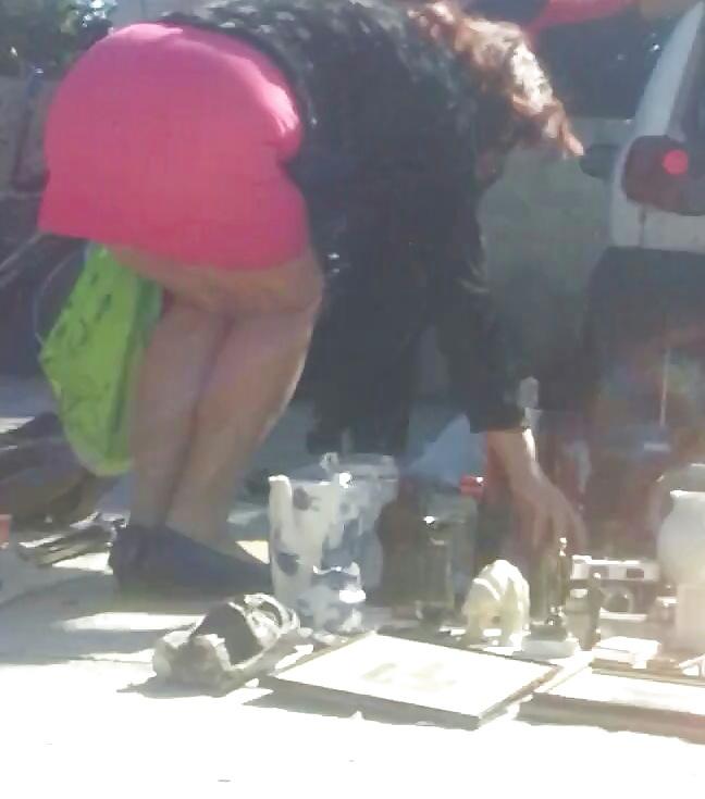 6P Spy sexy mature skirt and feet romanian