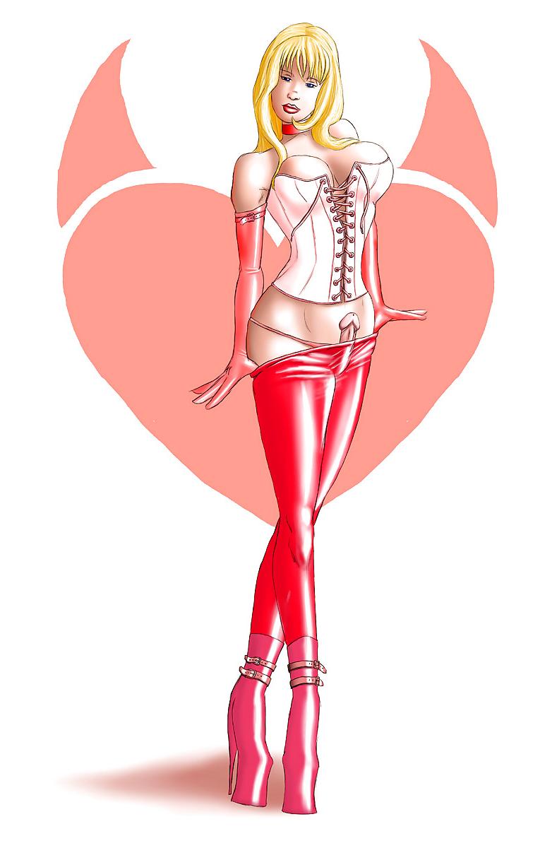 25P Feminization and sissy toons II, realy girly!!