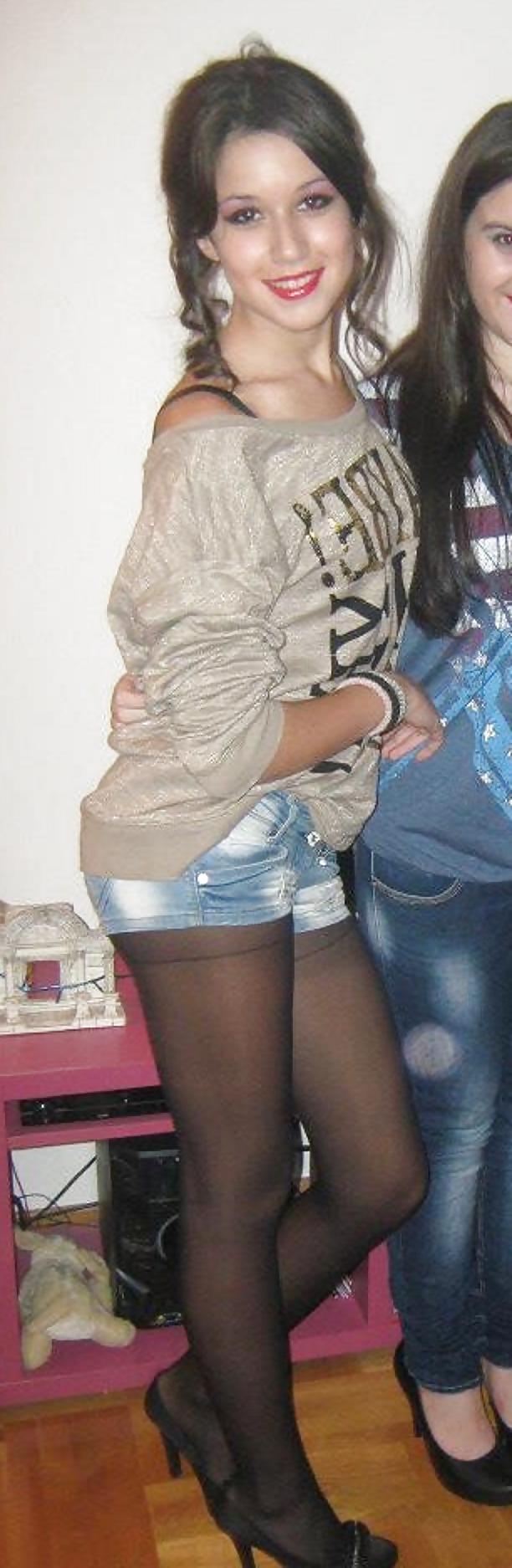25P Serbian girls in pantyhose 6