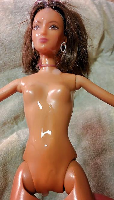 16P Cum Soaked Lea Doll
