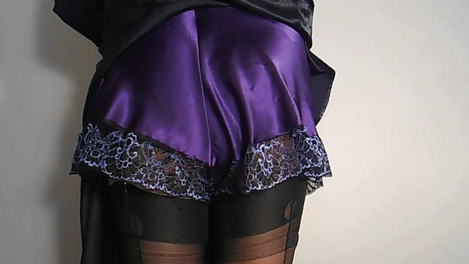 25P Purple Satin In My Bedroom