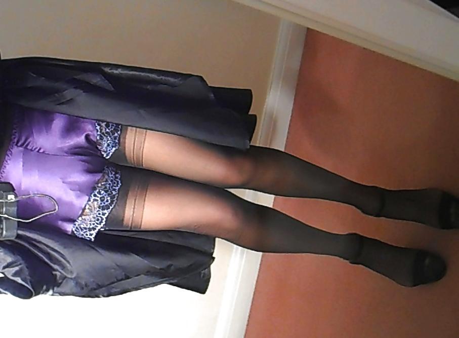 25P Purple Satin In My Bedroom