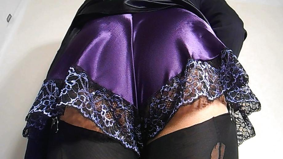 25P Purple Satin In My Bedroom