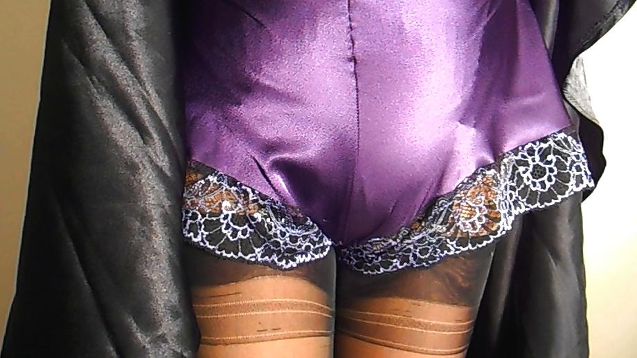 25P Purple Satin In My Bedroom