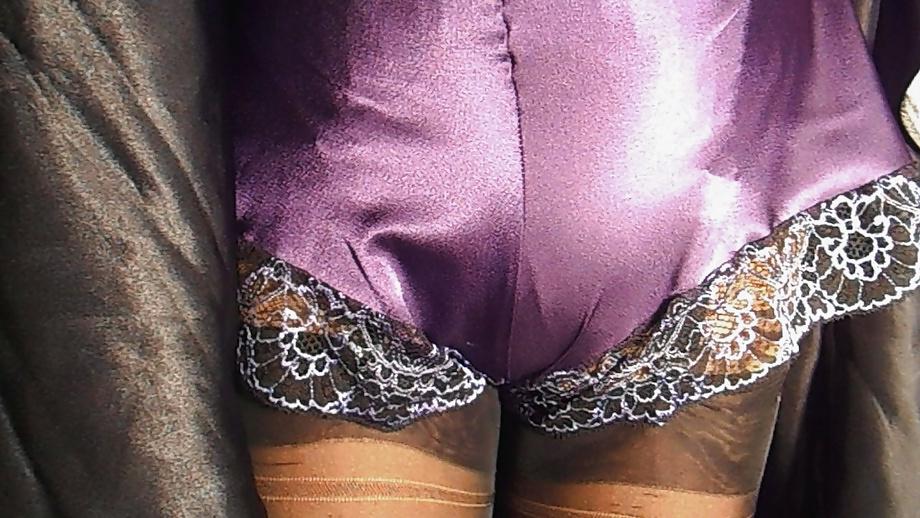 25P Purple Satin In My Bedroom
