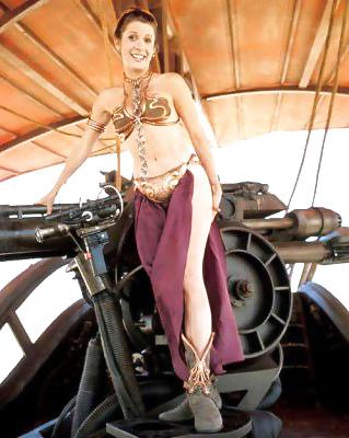 19P Rare slave Princess Leia behind the scenes