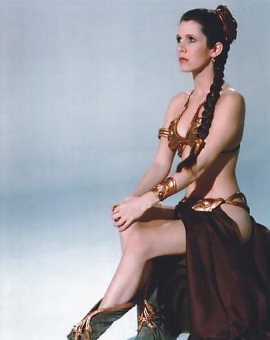 19P Rare slave Princess Leia behind the scenes