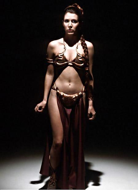 19P Rare slave Princess Leia behind the scenes