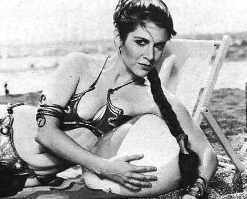 19P Rare slave Princess Leia behind the scenes
