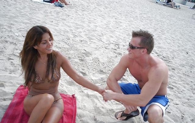 18P Latina mom seduced at the beach