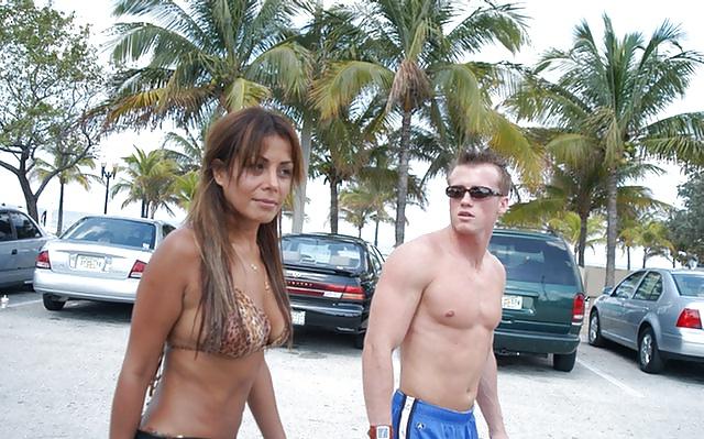 18P Latina mom seduced at the beach