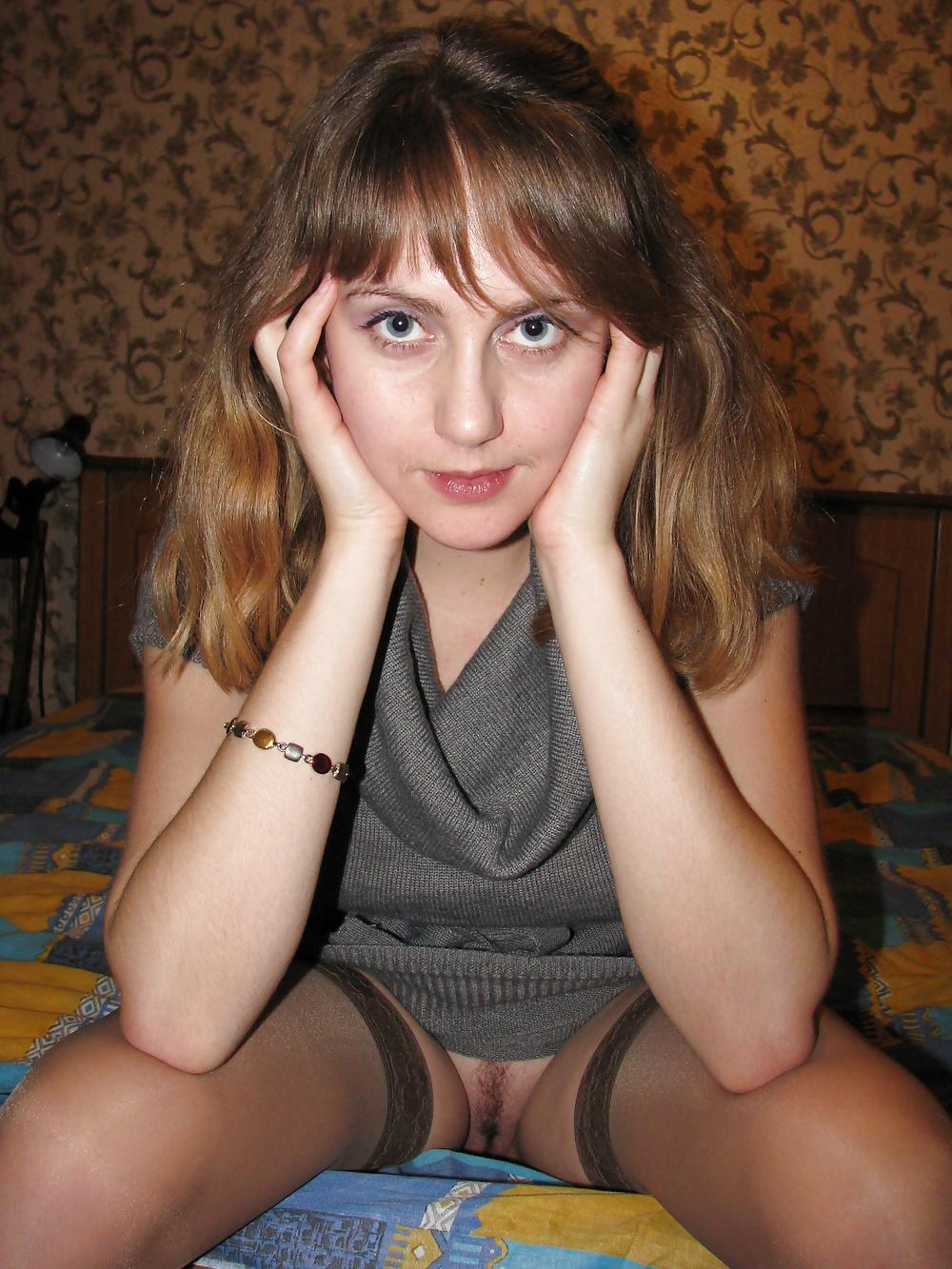 25P Nice young girl posing for me while home alone