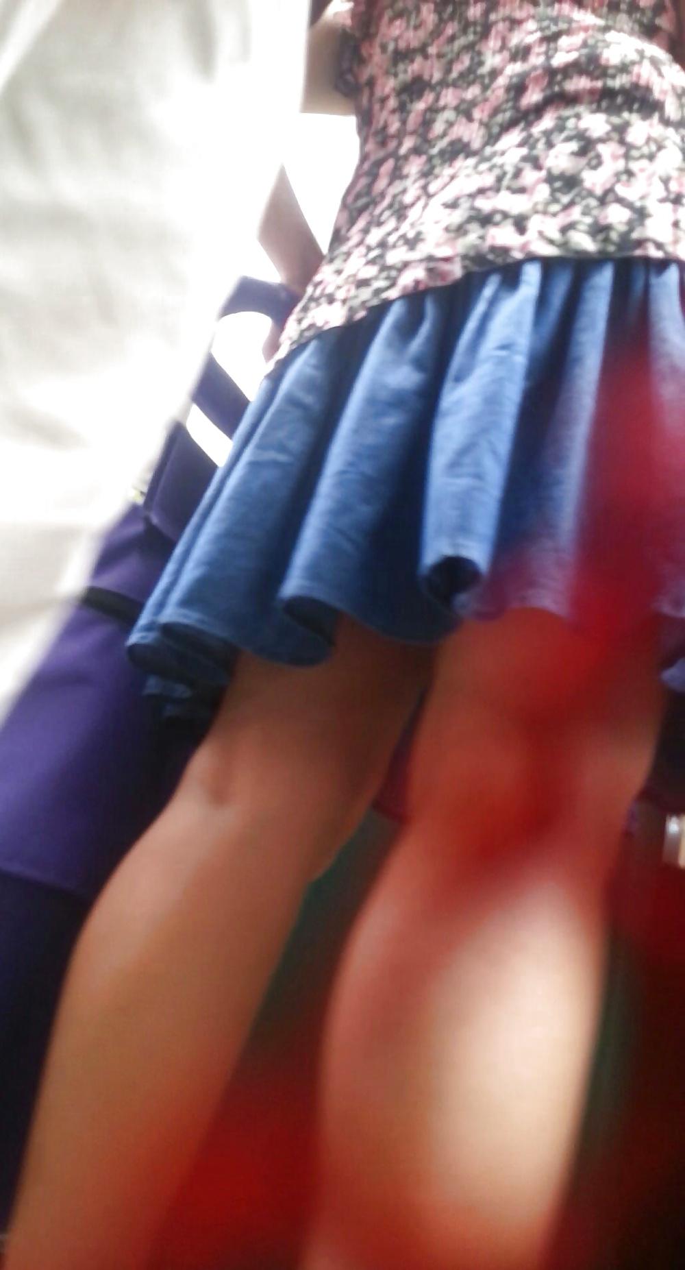 7P Spy sexy mature upskirt romanian