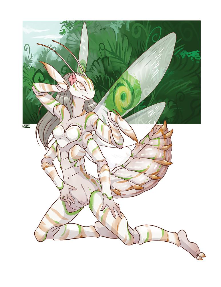 25P Monster Girls: Thri-kreen and Bug Girls