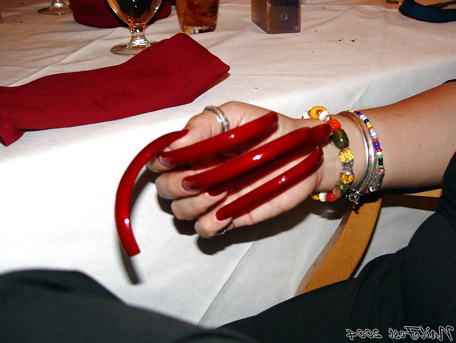 25P LONG FINGERNAILS  MIX 08.14