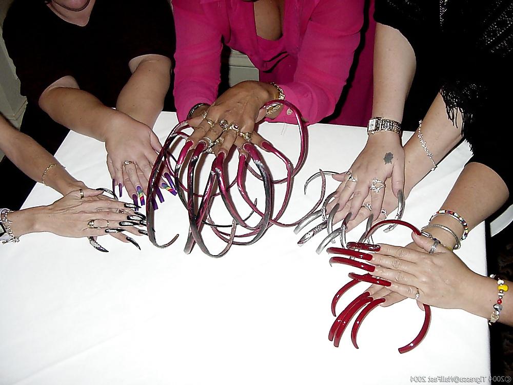25P LONG FINGERNAILS  MIX 08.14