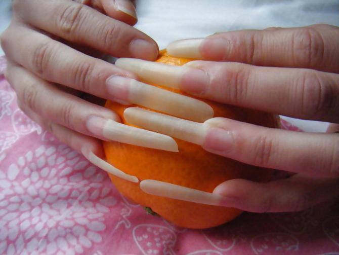 25P LONG FINGERNAILS  MIX 08.14
