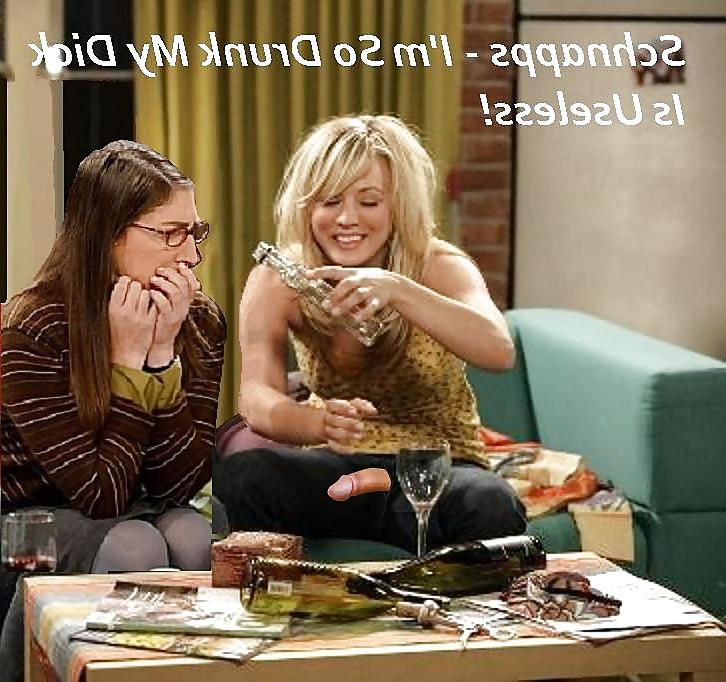 25P The Big Bang Theory with Kaley Cuoco as shemale