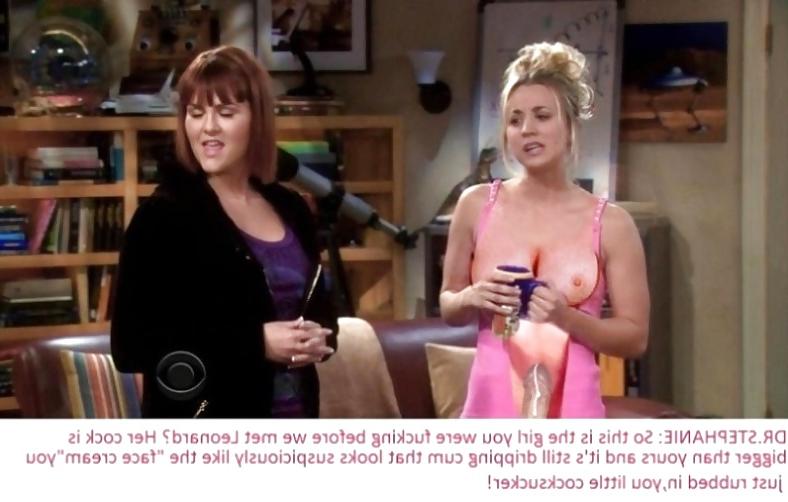 25P The Big Bang Theory with Kaley Cuoco as shemale