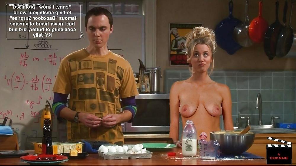 25P The Big Bang Theory with Kaley Cuoco as shemale
